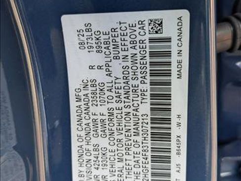 New 2026 Honda Civic Sport Touring image 18