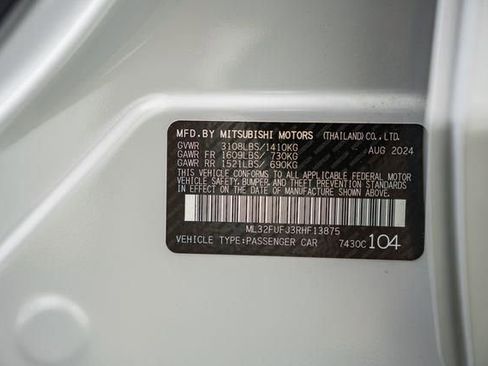 New 2024 Mitsubishi Mirage G4 ES image 30