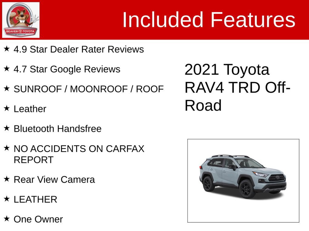 Used 2021 Toyota RAV4 TRD Off-Road AWD/4WD image 4