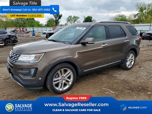 Used 2016 Ford Explorer Limited w/ Equipment Group 301A FWD image 1