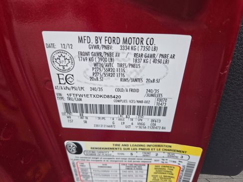 Used 2013 Ford F150 FX4 w/ Luxury Equipment Group image 27