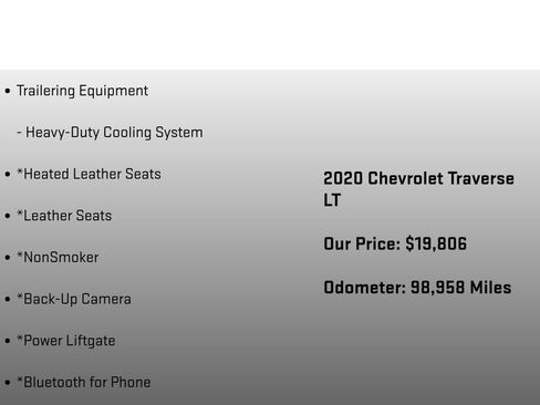 Used 2020 Chevrolet Traverse LT FWD image 12