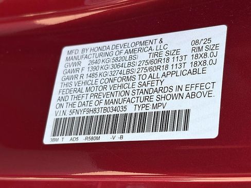 Used 2026 Honda Passport TrailSport Elite image 25