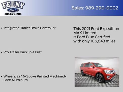 Used 2021 Ford Expedition Max Limited AWD/4WD image 28