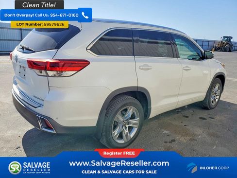 Used 2019 Toyota Highlander Limited AWD/4WD image 4
