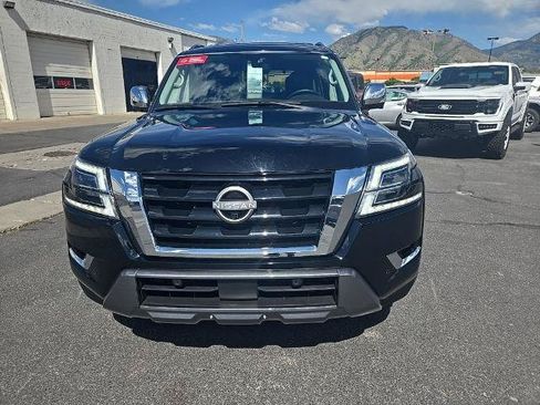 Certified 2024 Nissan Armada Platinum w/ Captain's Chairs Package AWD/4WD image 3