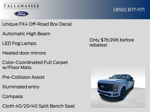 New 2026 Ford F350 XL w/ STX Appearance Package image 55