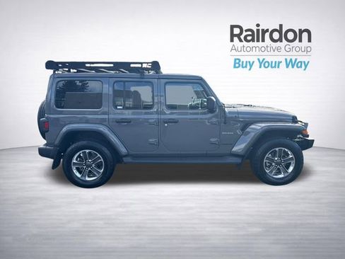 Used 2021 Jeep Wrangler Unlimited Sahara w/ Uconnect 4C Nav & Sound Group AWD/4WD image 8