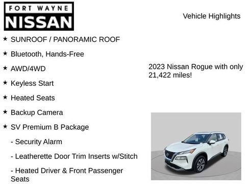Used 2023 Nissan Rogue SV w/ SV Premium B Package AWD/4WD image 8