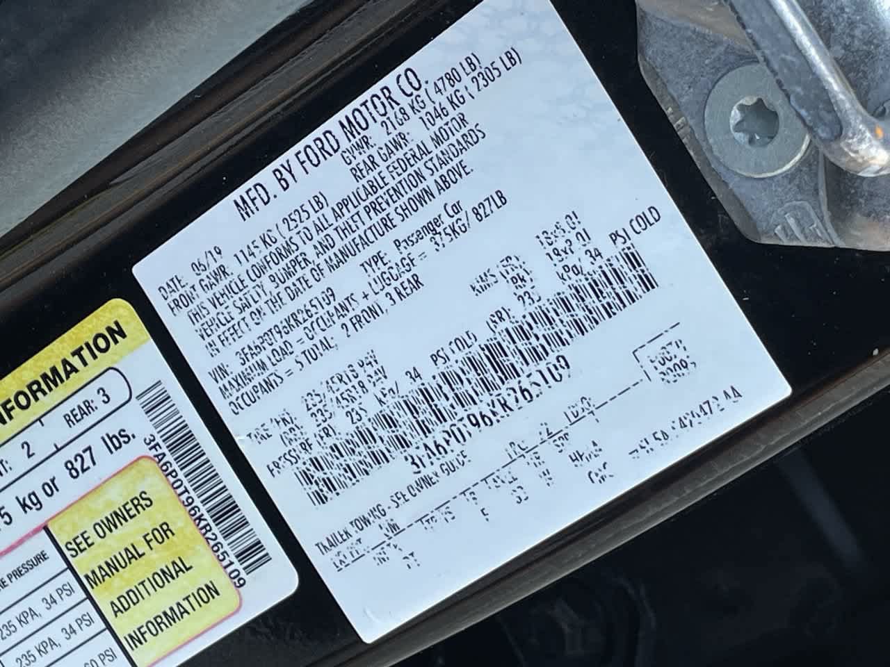 Used 2019 Ford Fusion SE AWD/4WD image 31