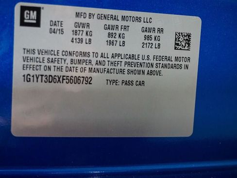Used 2015 Chevrolet Corvette Z06 w/ 3LZ Preferred Equipment Group RWD image 20