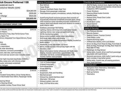 Used 2017 Buick Encore Preferred image 9