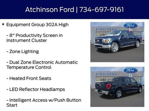 Certified 2023 Ford F150 XLT w/ Equipment Group 302A High image 16