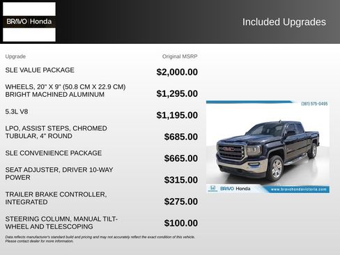 Used 2018 GMC Sierra 1500 SLE w/ SLE Value Package AWD/4WD image 5
