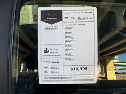 Used 2016 Chevrolet Sonic LT image 29