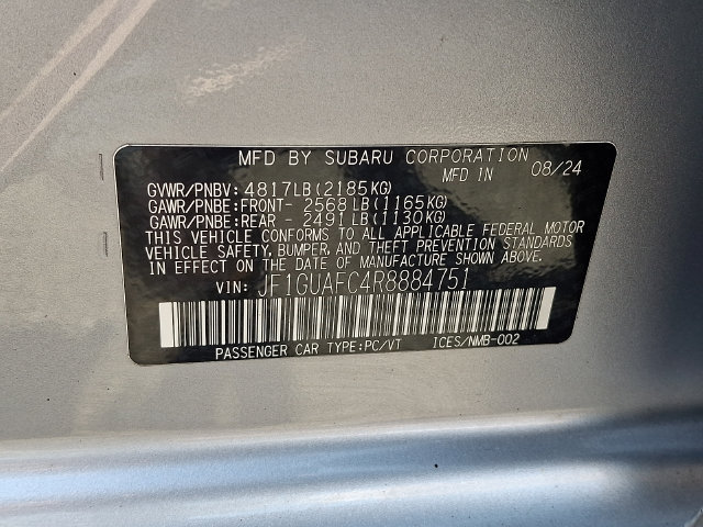 Used 2024 Subaru Impreza 2.0i Sport AWD/4WD image 26