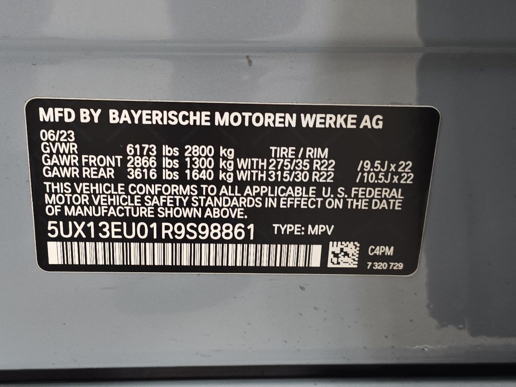 Certified 2024 BMW X5 sDrive40i w/ M Sport Package RWD image 34