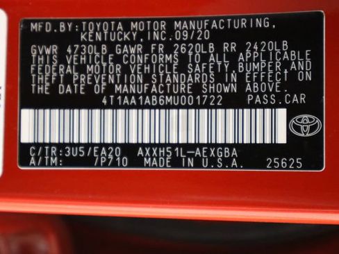Used 2021 Toyota Avalon XLE w/ Moonroof Package FWD image 35