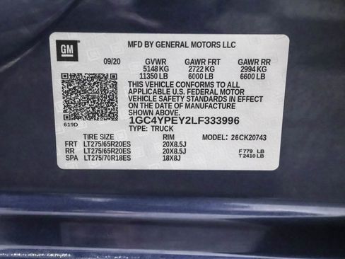 Used 2020 Chevrolet Silverado 2500 LTZ w/ LTZ Premium Package image 55