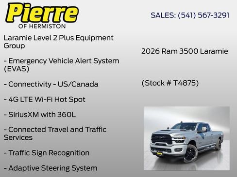 New 2026 RAM 3500 Laramie AWD/4WD image 36