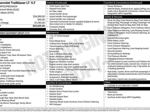 Used 2023 Chevrolet TrailBlazer LT FWD image 50