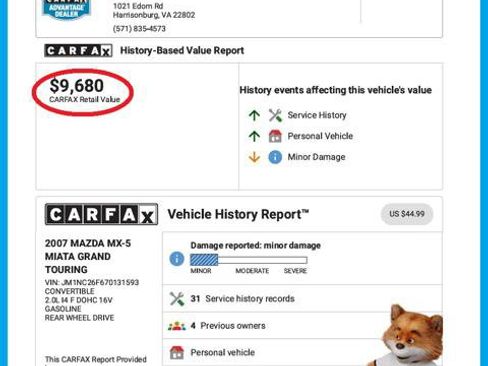 Used 2007 MAZDA MX-5 Miata Grand Touring w/ Appearance Pkg image 7