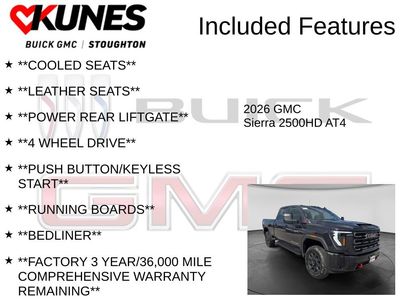 New 2026 GMC Sierra 2500 AT4 w/ AT4 Premium Plus Package