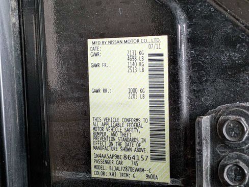 Used 2011 Nissan Maxima 3.5 SV w/ Premium Pkg image 34