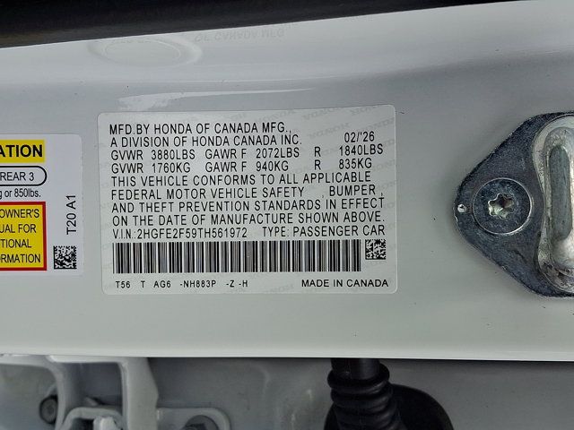 Certified 2026 Honda Civic Sport image 27