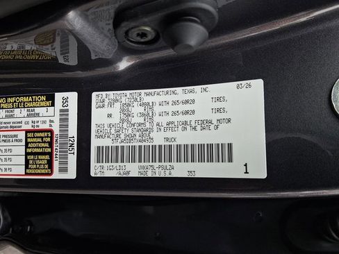 New 2026 Toyota Tundra Limited AWD/4WD image 19