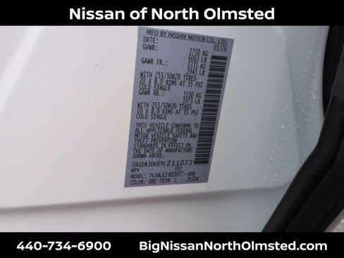 New 2026 Nissan Pathfinder Platinum image 20