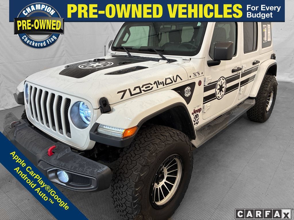 Used 2018 Jeep Wrangler Unlimited Rubicon w/ LED Lighting Group AWD/4WD image 1