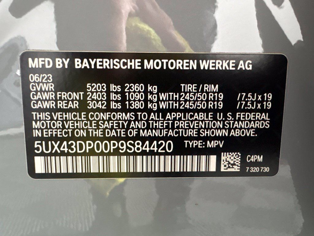 Certified 2023 BMW X3 sDrive30i w/ M Sport Package RWD image 33