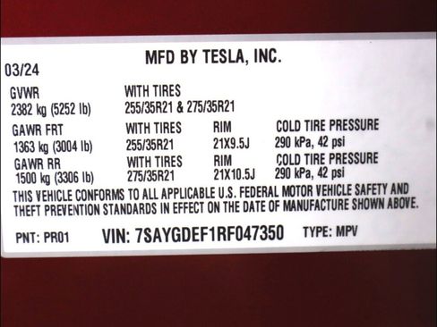 Used 2024 Tesla Model Y Performance AWD/4WD image 44