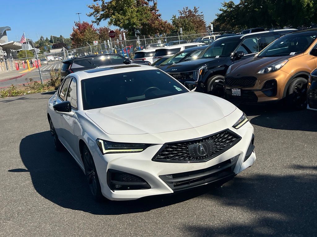Used 2021 Acura TLX w/ A-SPEC Package AWD/4WD image 3