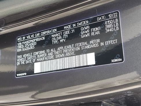 Used 2023 Volvo XC90 B6 Plus w/ Protection Package Premier image 36