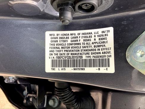 Used 2020 Honda Civic EX image 31
