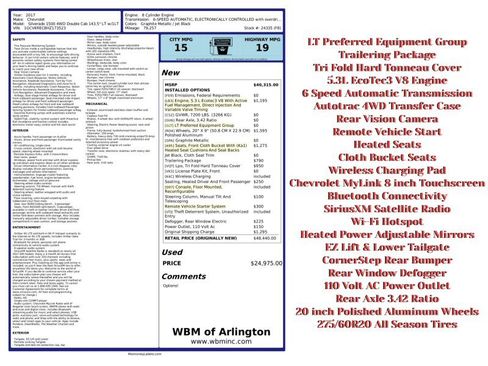 Used 2017 Chevrolet Silverado 1500 LT image 2