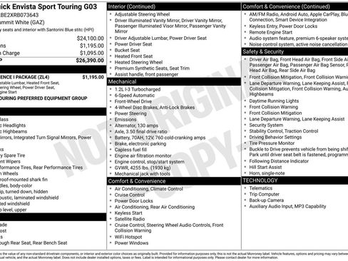 Used 2024 Buick Envista Sport Touring w/ Convenience I Package image 4