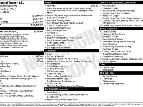 Used 2024 Hyundai Tucson SEL w/ Convenience Package image 30
