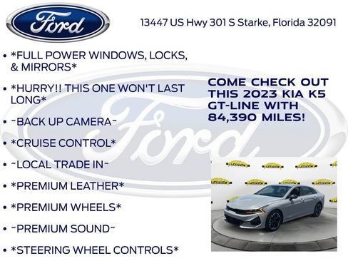 Used 2023 Kia K5 GT-Line w/ GT-Line Premium Package FWD image 12