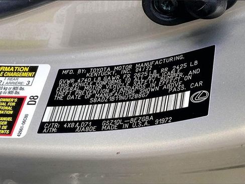 Used 2022 Lexus ES 350 350 image 21