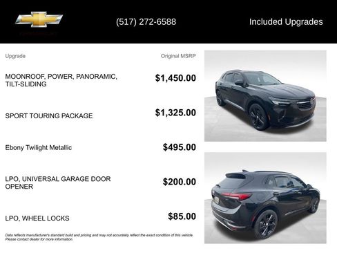 Used 2021 Buick Envision Essence w/ Sport Touring Package FWD image 5