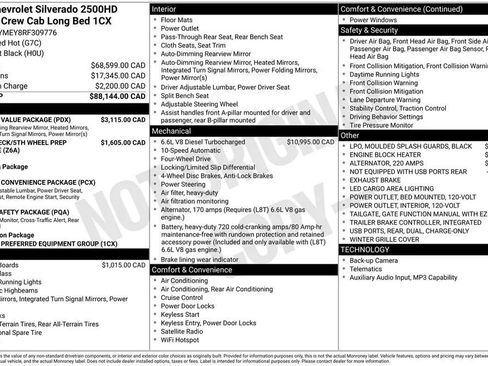 Used 2024 Chevrolet Silverado 2500 Custom w/ Custom Value Package AWD/4WD image 2