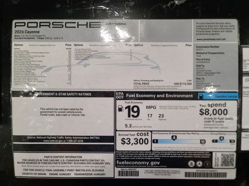 New 2026 Porsche Cayenne image 37