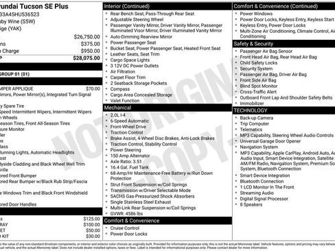 Used 2017 Hyundai Tucson SE Plus FWD image 3