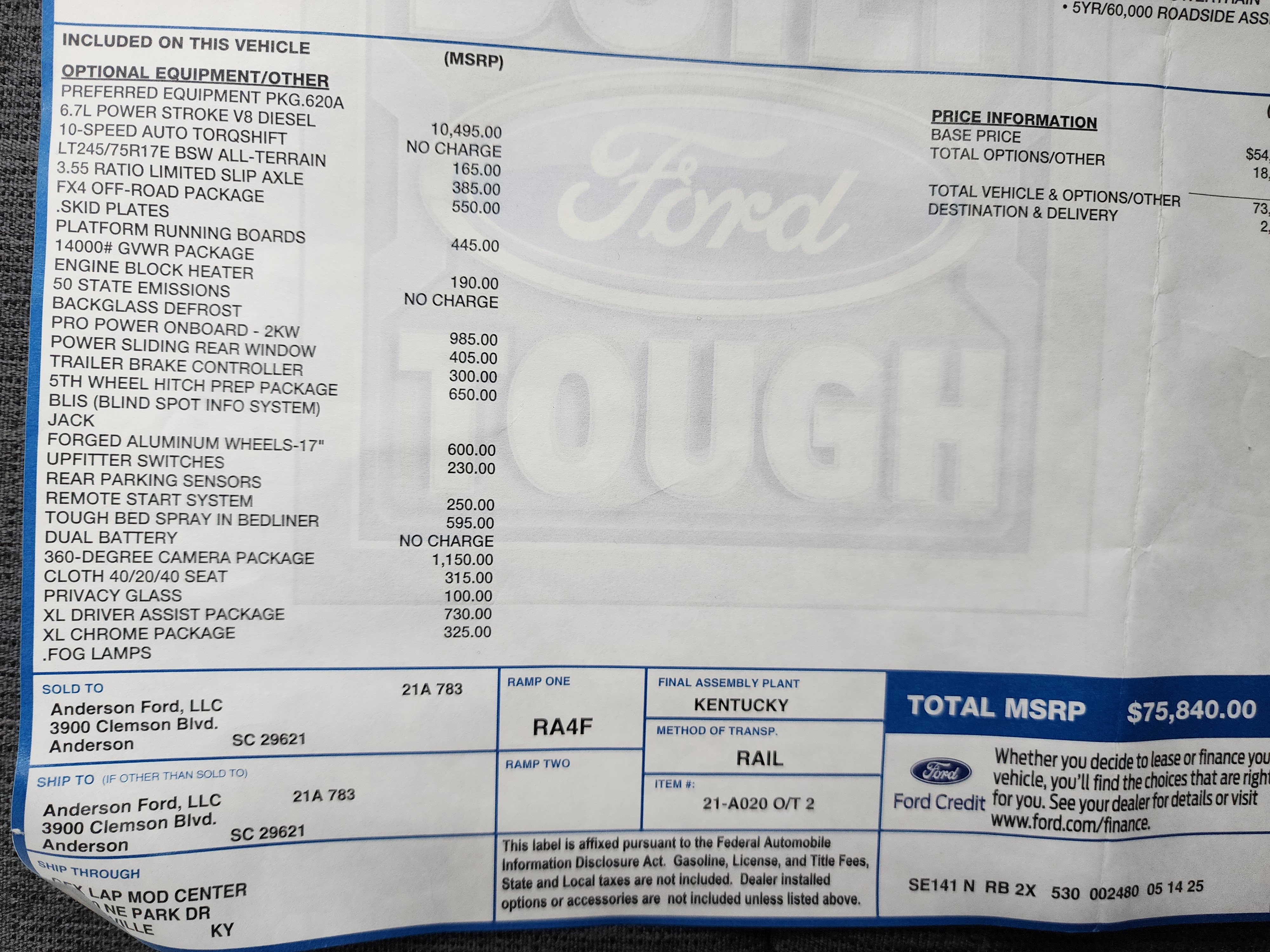 Used 2025 Ford F350 XL w/ 360-Degree Camera Package AWD/4WD image 46