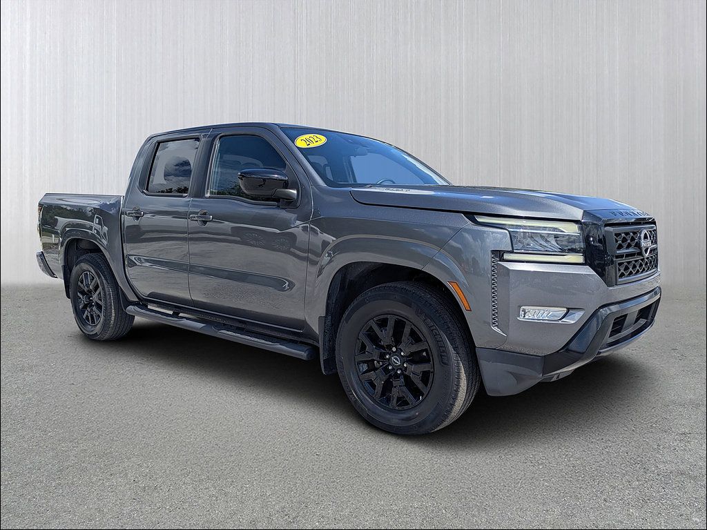 Used 2023 Nissan Frontier SV w/ Midnight Edition Package RWD image 1