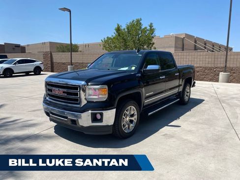Used 2015 GMC Sierra 1500 SLT w/ SLT Crew Cab Value Package AWD/4WD image 1