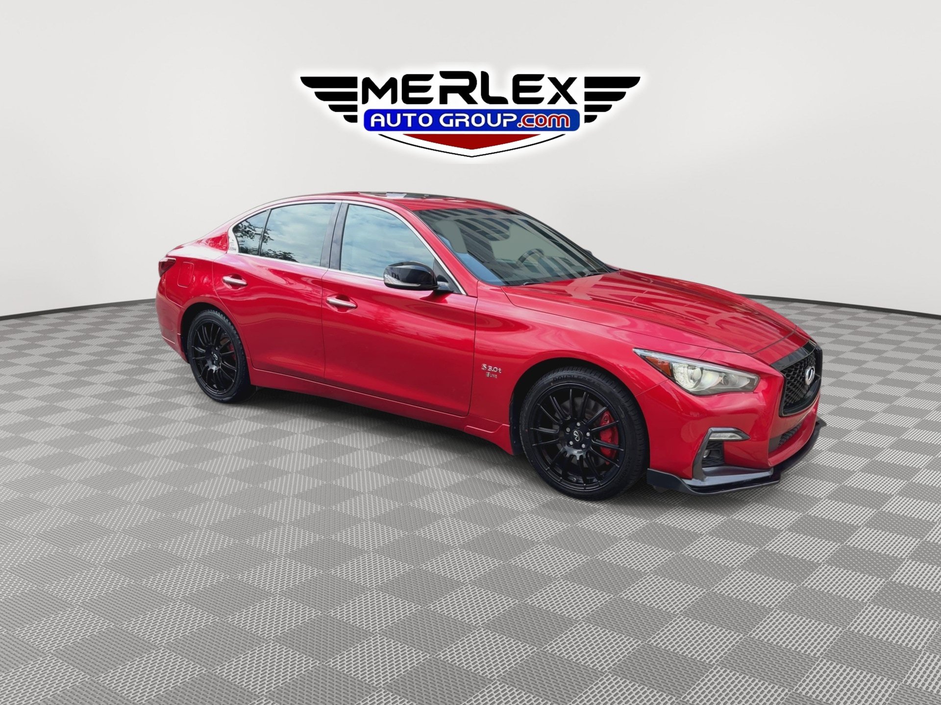 Used 2019 INFINITI Q50 Red Sport 400 AWD/4WD image 2